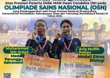 Ariq Muflih Pohan: Peraih Medali Emas OSN Nasional dan Kebanggaan OKU Timur